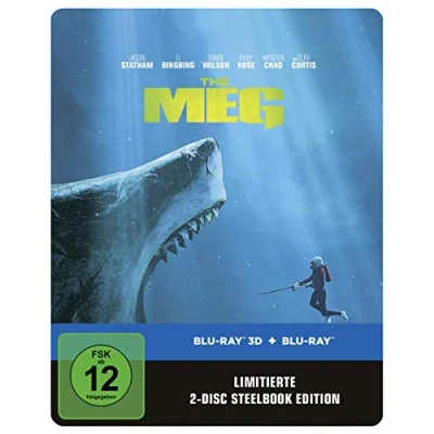 Imagen de Megalodón [Blu Ray]+[Blu Ray 3D] [Region B] (Audio español. Subtítulos en español)