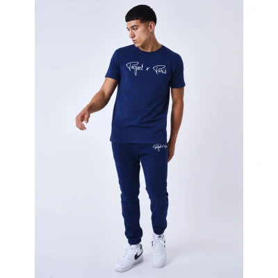 Imagen de Project X Paris Camiseta Basic Bordado Logo, Bleu Nuit, XS