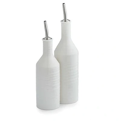 Imagen de Portmeirion Home &amp; Gifts Sophie Conran Juego de rociadores Aceite y vinagre, Porcelana (Blanco, 7 x 26,5 cm)