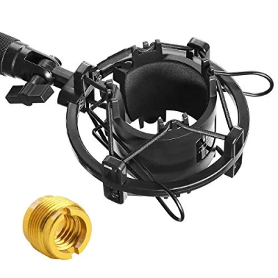 Imagen de YOUSHARES AT2020 Arana para Micrófonos la Reduce el Ruido de Vibración y Mejora Calidad Grabación Audio Technica AT2020USB + AT2035 ATR2500 Micro