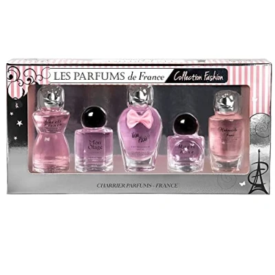Imagen de Charrier Parfums De Francia Collection Fashion Caja 5 Agua Printemps Miniatures Color Plateado 49 Ml, 49.7 mililitro, 1