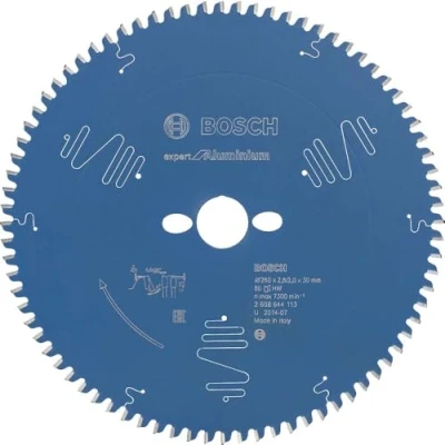 Imagen de Bosch Professional Hoja de sierra circular 1x Expert for Aluminium (para aluminio, Ø 260 x 30 2,8 mm, 80 dientes, accesorios para sierras circulares)