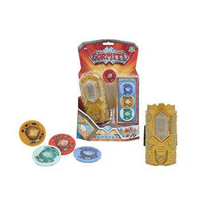 Imagen de Gormiti Brazalete Role Play Con 4 Medallones Luz y Sonidos, Multicolor (Giochi Preziosi GRM06000)
