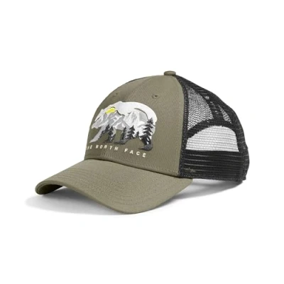 Imagen de The North Face Embroidered Mudder Trucker Unisex Gorra, Talla: One Size, New taupe green/bear graphic