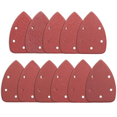 Imagen de STEBRUAM 88 Piezas Hojas de Lija Mouse Papel 40/60/ 80/100/ 120/180/ 240/320/ 400/600/ 800 Granos Ratón Para 140mm Lijadora