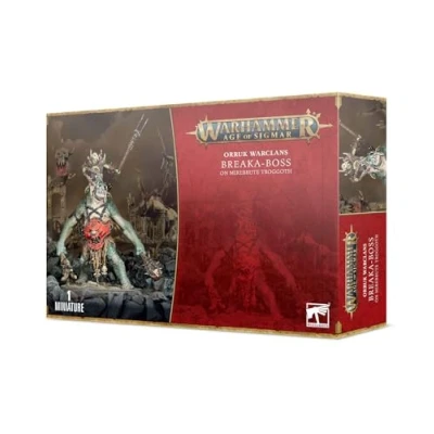 Imagen de Games Workshop Age of Sigmar: Orruk Warclans: Breaka Boss On Mirebrute Troggoth