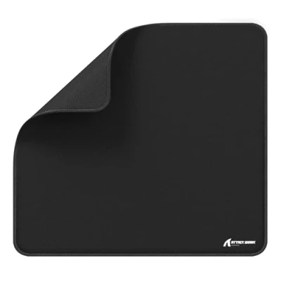 Imagen de ATTACK SHARK CM02 Alfombrilla De Ratón para Juegos Esports, Revestimiento Resistente Al Agua, Grande, Base Goma Antideslizante, Oficina En Casa, 450x400x4mm Negro