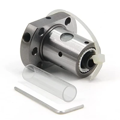 Imagen de Zeberoxyz 1 unids SFU1204 tornillo de bola diámetro 12mm 4mm paso sola tuerca para 1204 soporte CNC talla piezas la máquina
