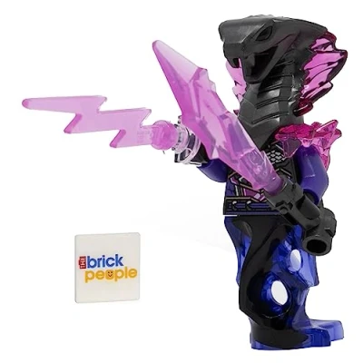 Imagen de LEGO Ninjago Crystalized: Minifigura General Aspheera con Espada Vengestone y Rayo