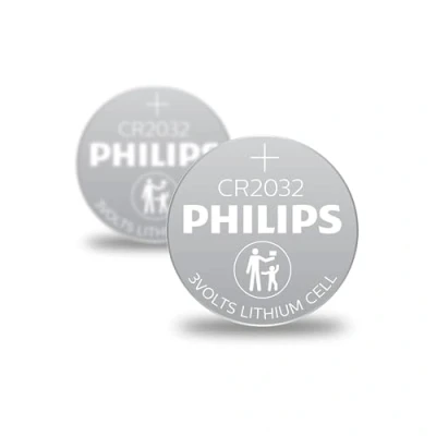 Imagen de Philips Minicells Pila CR2032P2/01B Pilas (Single Use Battery, CR2032, Litio, 3 V, 2 Pieza(s), 210 mAh)