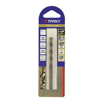 Imagen de TIVOLY 11468520700 Broca para metal HSSE5 Mango cilíndrico TECHNIC COBALT diámetro 7 mm largo 109 profundidad de corte 69