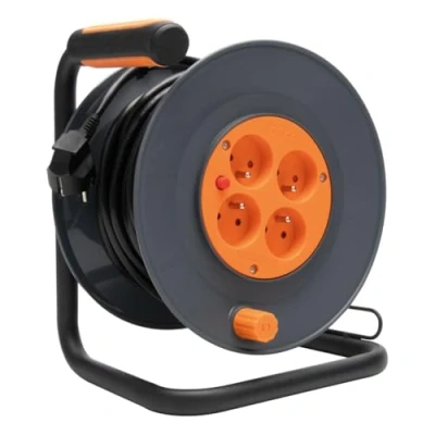 Imagen de Zenitech Carrete de bricolaje (4 tomas 16 A, 3 G1,5 mm², 25 m)