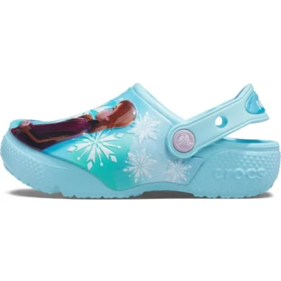 Imagen de Crocs Fl Disney Frozen Ii Clog T, Zuecos, Unisex niños, Azul Hielo, 19/20 EU
