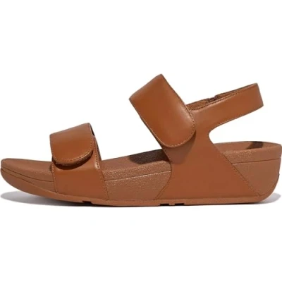 Imagen de Fitflop LULU Adjustable BACK Strap Sandalias de cuña, Mujer, Talla: 43, Light tan Zapatos