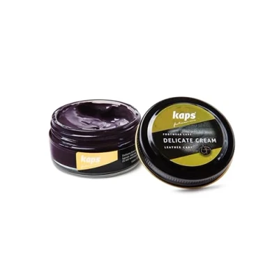 Imagen de Kaps Crema para El Cuidado del Calzado, Intensivo Y Nutritivo Cuero, Delicate, 70 Colores (154 berenjena)