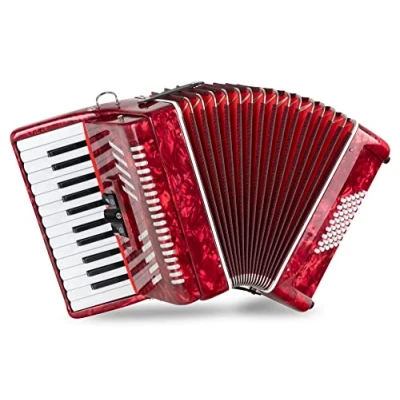 Imagen de Classic Cantabile acordeon de 48 bajos &quot;Secondo V&quot; rojo