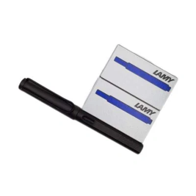 Imagen de Lamy Pluma estilográfica Safari Umbra mate, plumín F (con 10 cartuchos, F)