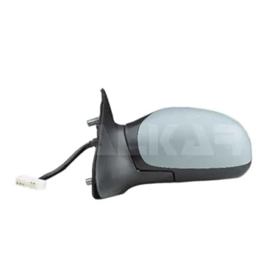 Imagen de Espejo retrovisor Alkar 6125850 izquierda imprimado eléctrico calefactable, tintado en azul, asférico para vehíc. con volante a la