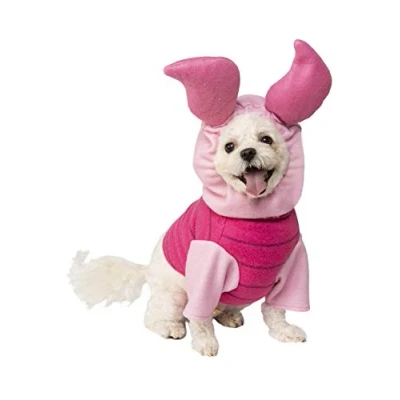 Imagen de Rubies Disney Disfraz de Winnie The Pooh Piglet para Mascotas, Poliéster, L (Neck: 18&quot;, Girth: 23&quot;, Back: 22&quot;)