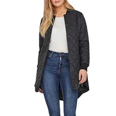 Imagen de Vero Moda Vmhayle Ss20 3/4 Jacket Noos Chaqueta Acolchada, Negro, S Mujeres