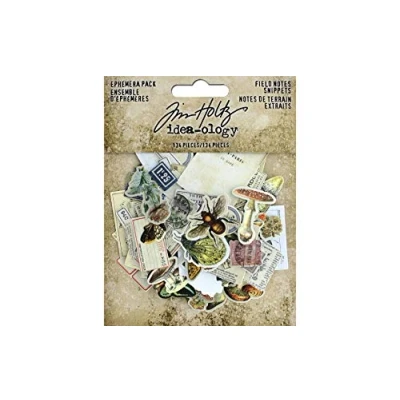Imagen de Tim Holtz Field identificación de Ephemera SNIPPETS, Notas Campo, Talla única, 134