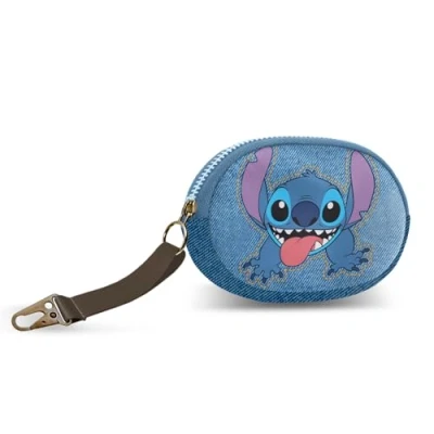 Imagen de Disney Lilo y Stitch Updown Monedero Pill, Azul, 12,5 x 9 cm