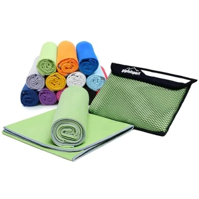 Imagen de gipfelsport Toalla de Microfibra Verde 1x S(80x40cm)