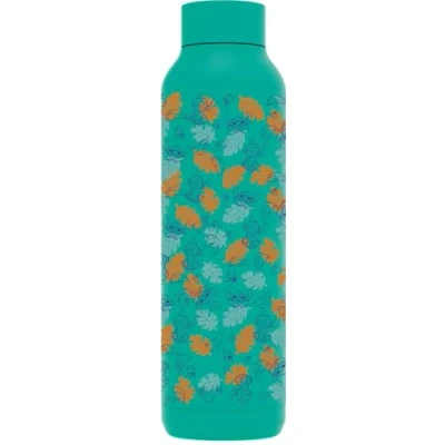 Imagen de Quokka Botella Termo Acero Inoxidable Solid Jade Green 630 ML Stitch Tropical