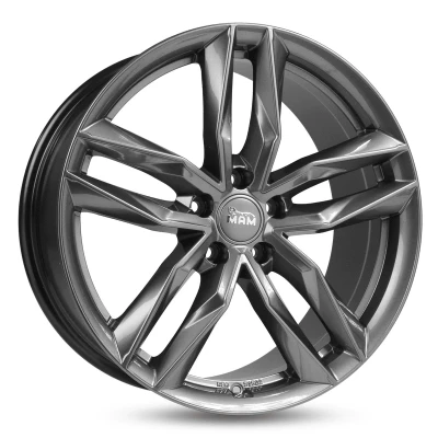 Imagen de MAM WHEELS 5Taladro(s) 19Pulgada 108mm Llanta de aleación RS3 paladio pintado MAMRS38519510845PP