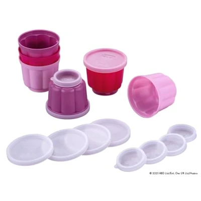 Imagen de Dr Oetker Peppa Pig Juego de 6 Flaneras, Moldes para Pudding con 2 tapas, Set Flan y Gelatina, Repostería Niños, Diseño Pig, Fácil limpiar reutilizable, uds.