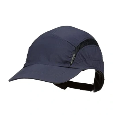 Imagen de 3M™ First Base™ 3 Gorra de protección 2021101, Extra, azul marino, visera recortada, 55 mm