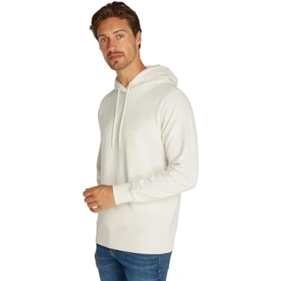 Imagen de Calvin Klein Jeans Badge Hoodie Sudadera, Hombre, Talla: XXL, Ivory