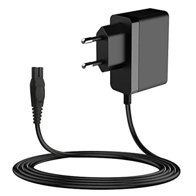 Imagen de MEROM HQ8505 Cargador per Afeitadora 15V 0.5A Compatibile con Fuente de Alimentación Ricambio 500mA para Philips Series 3000 5000 7000 9000 MG7720 MG7770 QP6530 QP6520 QP6510 QP6550