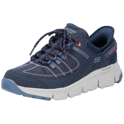 Imagen de Skechers, CUMBRES EN Mujer, Ribete de Coral Malla sintética Azul Marino, 41 EU