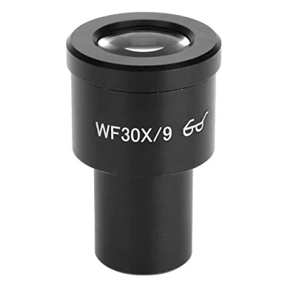 Imagen de 30x / 9 Microscopio Ocular de 23.2mm Accesorios para Microscopios Biológicos Adaptador Lente Campo Visión 9mm