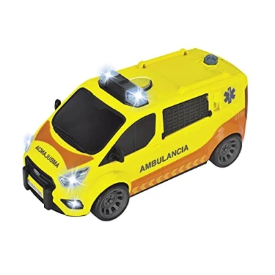 Imagen de Dickie Ambulancia SEM 28cm, Luz y Sonido, Se Abren Las Puertas Traseras, A Partir de 3 Años (203715013SI4)