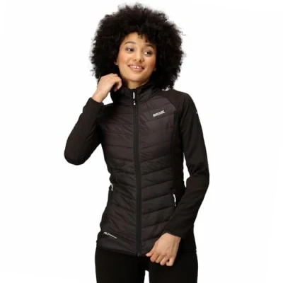 Imagen de Regatta Chaqueta Andreson VIII Hybrid para mujer, repelente al agua y aislamiento comprimido ligero, perfecta actividades aire libre, caminatas, senderismo acampada