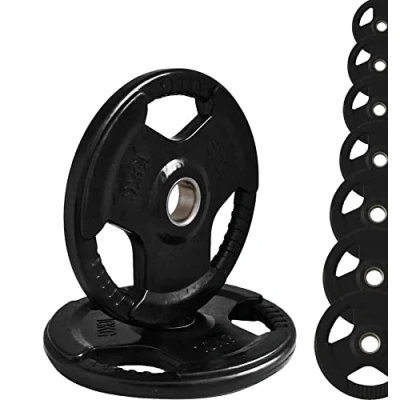 Imagen de G5 HT SPORT Discos de hierro fundido olímpicos con agujero Ø50 mm para gimnasio y en casa 1,25 a 25 kg mancuernas pesas (2 x 10 kg)
