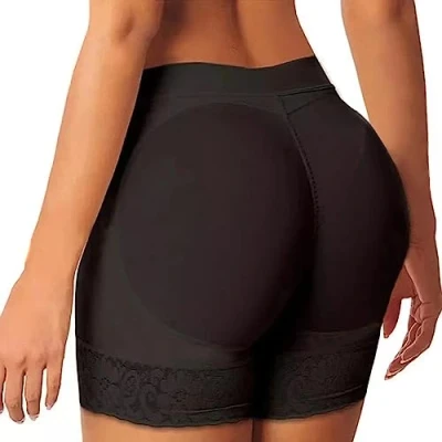 Imagen de FFWTPY Braguitas Moldeadoras para Mujer Bragas Faja Pantalón Reductora sin Costuras con Relleno Fajas Control de Barriga Levanta Glúteos Cadera Lencería Push Up Body Shaper Ropa Interior