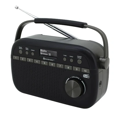 Imagen de Soundmaster DAB280SW Radio Digital portátil Dab+ y FM RDS con Toma de Auriculares