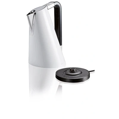 Imagen de BUGATTI, Vera Easy, Hervidor de agua eléctrico con filtro antical extraíble, Capacidad 1,75 litros, 2180 W, Cuerpo acero inoxidable, Color Blanco
