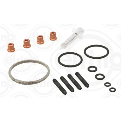 Imagen de ELRING 877.100 Juego de montaje, turbocompresor con juntas instrucciones tornillos VOLKSWAGEN: Tiguan I, Golf 7 Variant