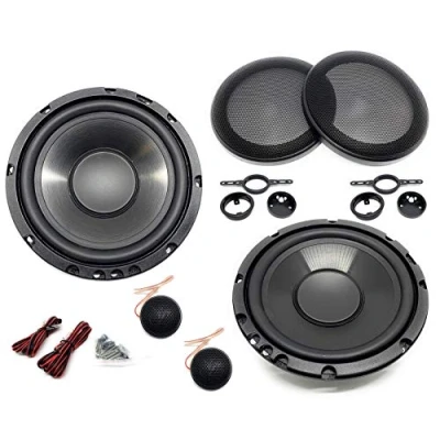 Imagen de sound way Kit Montaje Autoradio, Altavoces Coche 16.5 cm, Universales, Altavoz Coaxial 2 Vias, 120 Watts