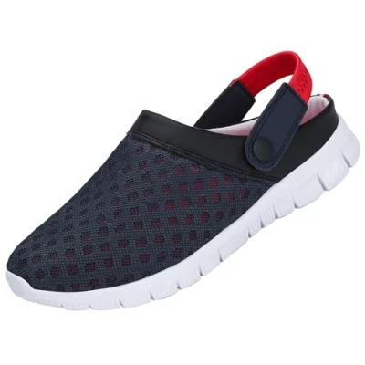 Imagen de SAGUARO Unisex Zuecos Hombres Mujer Zapatillas de Playa Respirable Malla Ahueca hacia Fuera Las Sandalias Zapatos 44 EU