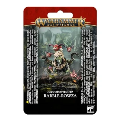 Imagen de Games Workshop Age of Sigmar Gloomspite Gitz: Rabble Rowza, Negro