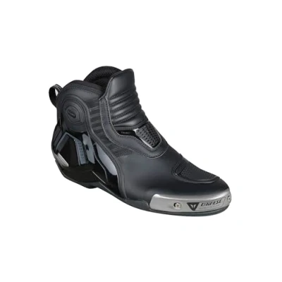 Imagen de Dainese Dyno Pro D1 Shoes, Zapatos Moto Hombre, Zapato Transpirable con Puntera Reforzada, Hombre Botas de Cuero Gran Agarre, Cómodas Atado Rápido, Negro Antracita