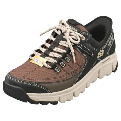 Imagen de Skechers Cumbres sin Manos Libres en, Zapatillas Hombre, Malla sintética marrón con Ribete Topo, 42 EU