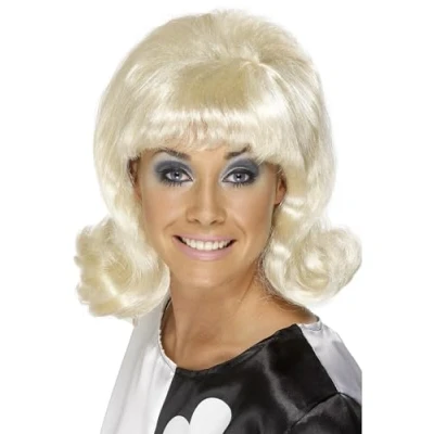 Imagen de Smiffys Peluca ahuecada de los 60, rubia, corta