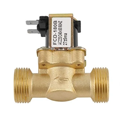 Imagen de Electroválvula eléctrica G3/4 entrada de agua 2 vías N/C AC normalmente cerrada 220/240 V FCD 180B