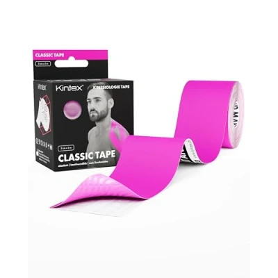 Imagen de Kintex Cinta Kinesiologica Kinesiotape Resistente al Agua y a la Piel, 5cmx5m, para Deporte, Cintas Elásticas Fisioterapia Venda Elástica Adhesiva Vendas (Amarillo)